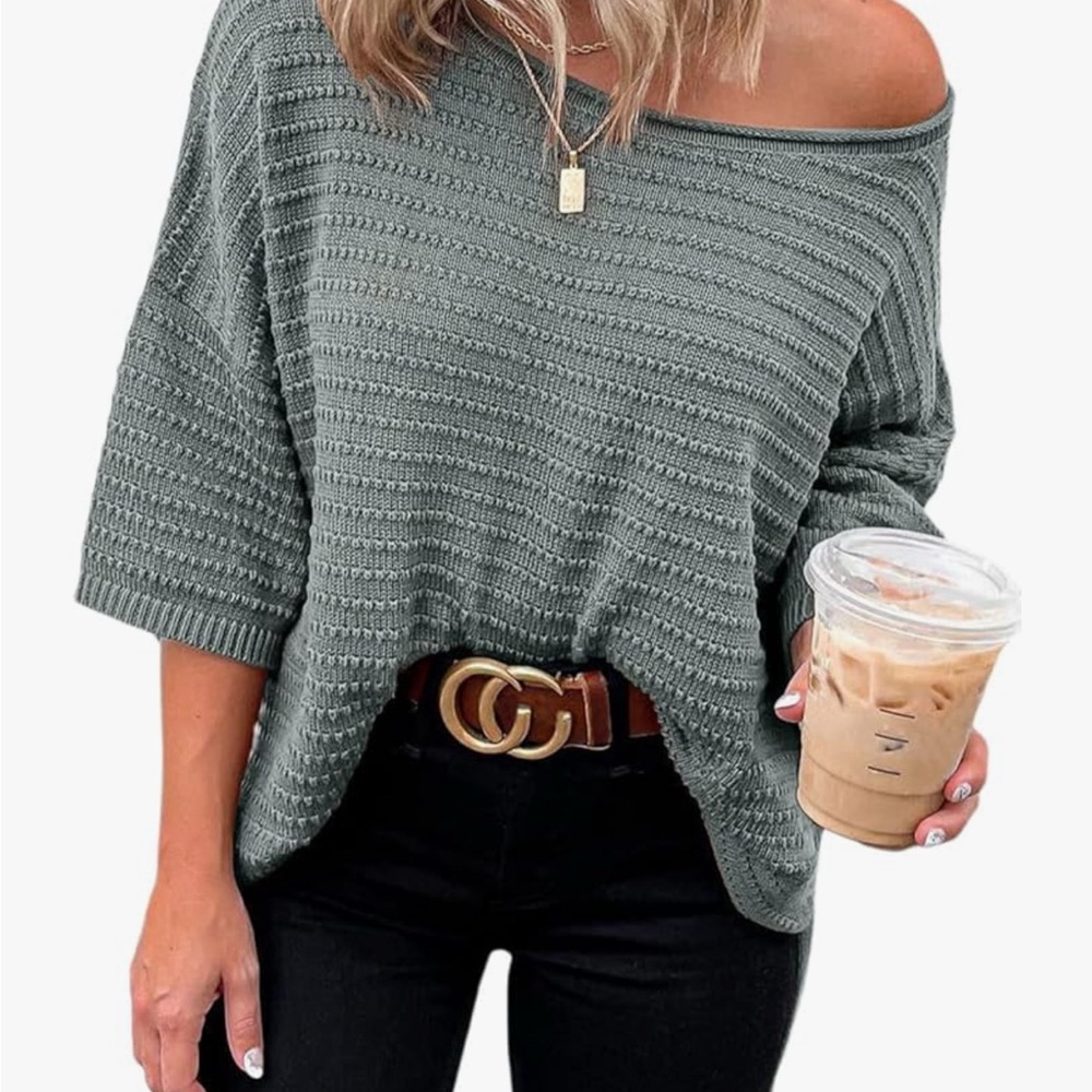 Dokotoo Oversized Knit Sweater – Size 2XL